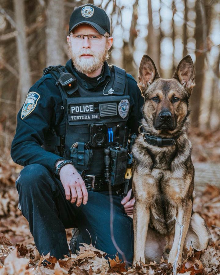 Officer James Tortora & K-9 Gamble