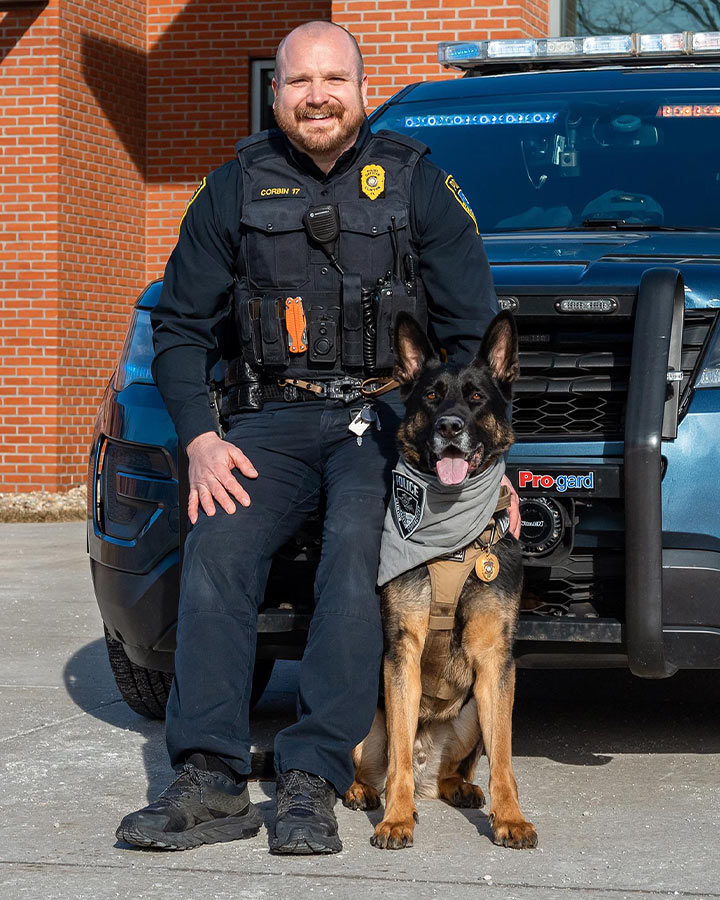 Officer Brian Corbin & K-9 Jagger